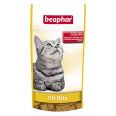 Beaphar (Беафар) Подушечки Vit Bits с мультивитаминной пастой для кошек. Вес: 35 г