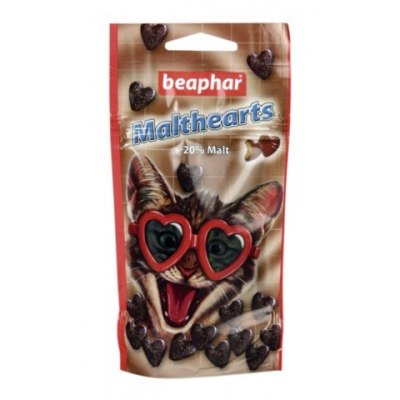 Beaphar (Беафар) Сердечки Malthearts с мальт-пастой для кошек. Вес: 75 г