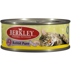 BERKLEY (Беркли) консервы для кошек мясо кролика №9. Вес: 100 г