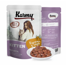 KARMY KITTEN корм для котят Пауч Курица в соусе. Вес: 80 г