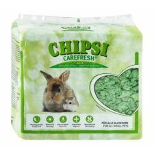 CHIPSI Carefresh Наполнитель подстилка Forest Green зеленый бумажный для мелких домашних животных и птиц 14 л