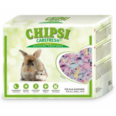 CHIPSI Carefresh Наполнитель подстилка Confetti разноцветный бумажный для мелких домашних животных и птиц 5 л
